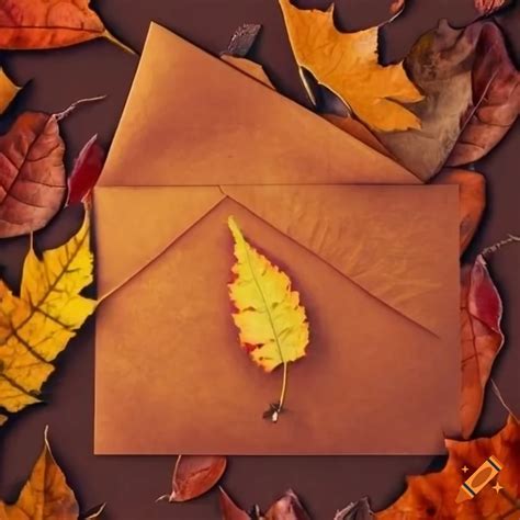 Surreal envelopes on autumnal leaf litter