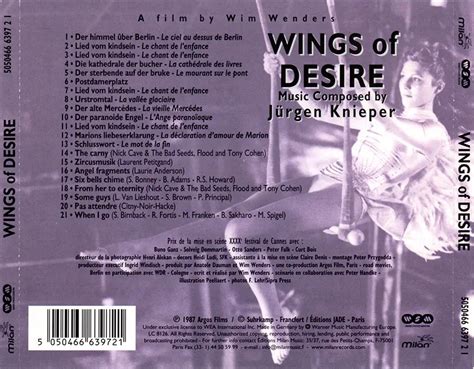 Jurgen Knieper & VA - Wings Of Desire: Original Soundtrack (1989) / AvaxHome