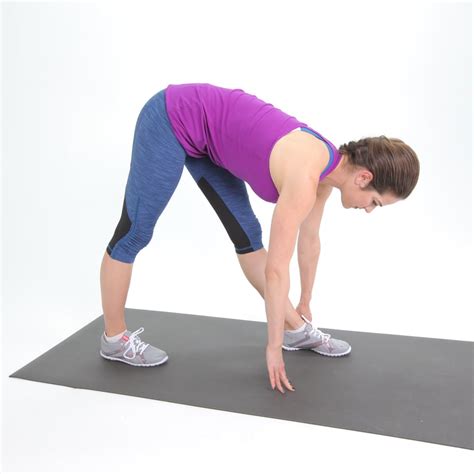 Scissor Hamstring Stretch | Easy Hamstring Stretches | POPSUGAR Fitness Photo 3