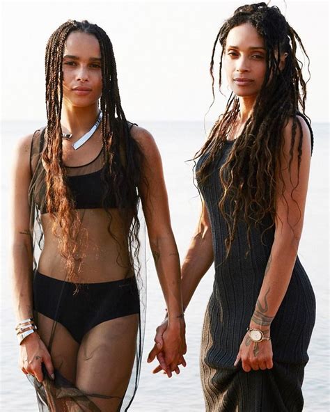 Zoe Kravitz and her Mother Lisa Bonet. | Beautiful black women, Zoe ...