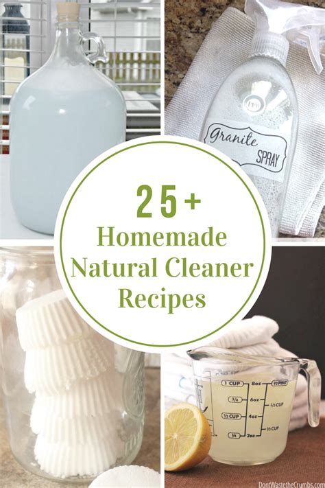 Homemade Natural Cleaner Recipes - The Idea Room