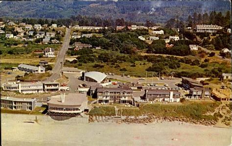 Aerial View Of Surftides Resort Oceanlake, OR