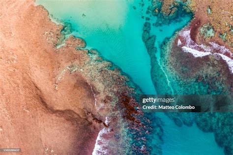 Aerial View Of Reef And Sea Hawaii High-Res Stock Photo - Getty Images