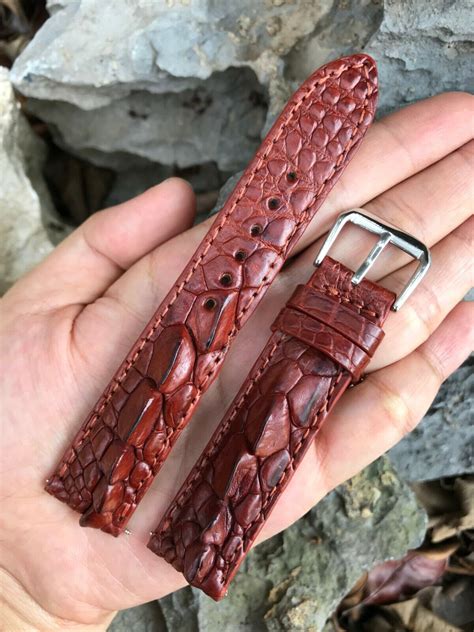 Crocodile Leather Watch Band Genuine Alligator Watch Strap Men Quick Release | eBay