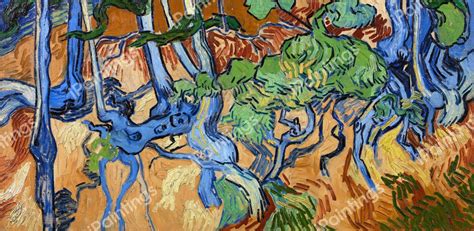 Tree Roots Painting by Vincent Van Gogh Reproduction | iPaintings.com