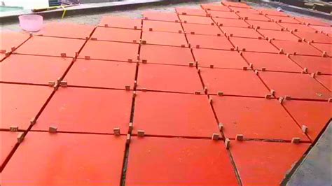 Tera Kota Tile Fixing. / ටෙරාකොටා ටයිල් සවි කිරීම. - YouTube