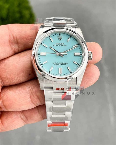 Rolex Oyster Perpetual 36 Tiffany Blue Dial 126000