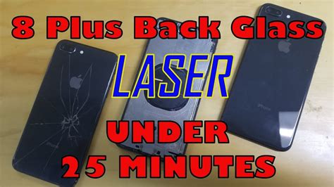 iPhone 8 Plus Back Glass Replacement in UNDER 25 Minutes!! - YouTube