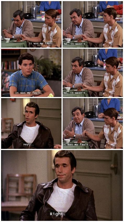 Happy Days : It's Never Fonzie's Fault and you can't blame the Fonz. | Attrici, Attori