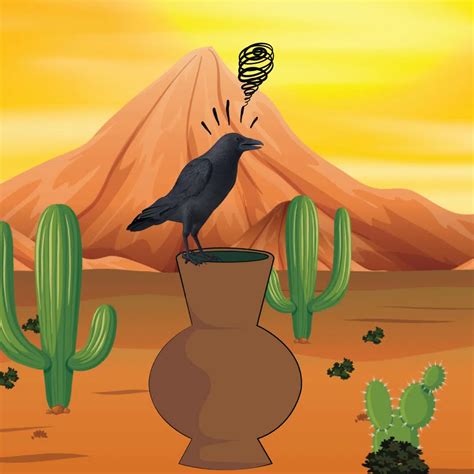 The Thirsty Crow | Story for Kids with Lesson Plan - NutSpace