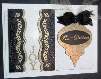 Black And Gold Opulence | Embossed cards, Craftwork cards, Cards handmade