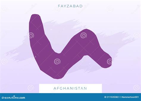 National Map of Fayzabad , Fayzabad Map, Map Vector, Red, White, Fayzabad Vector Map Stock ...