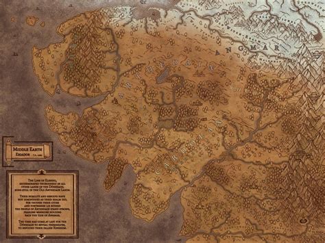 Middle Earth Map, Andros, Cartography, Fantasy World, Alien Logo ...