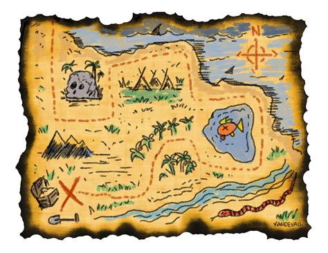 Blank Treasure Map Templates for Children – Tim's Printables | Treasure maps for kids, Pirate ...