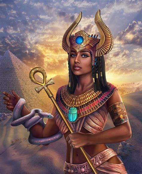 ArtStation - Egyptian mythology, ArtHouse Labs | Egyptian goddess art ...