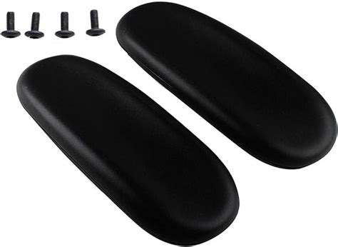 Office Chair Arm Rest Replacement Fits All Styles of Arms with Mounting Hole Patterns Screws Set ...