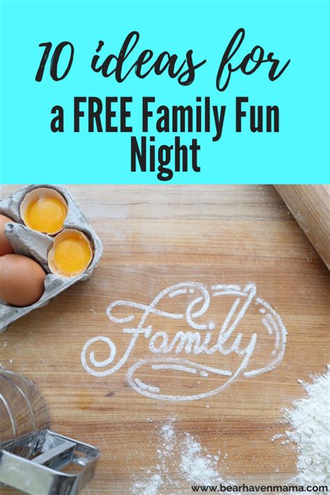 10 Ideas for a FREE Family Fun Night , or Close to It!