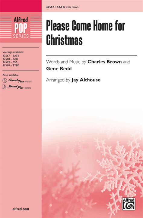 Please Come Home for Christmas: SATB Choral Octavo: Gene Redd | Sheet Music