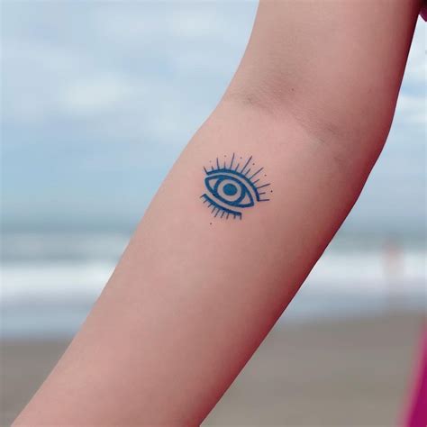 Simple Evil Eye Tattoo