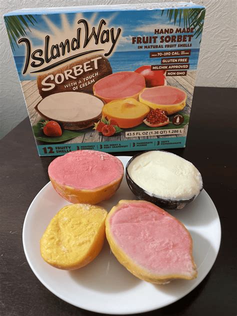 Costco Island Way Sorbet in a Fruit Shell Review