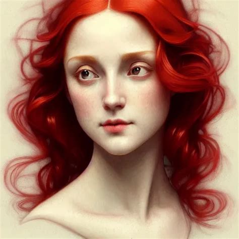 long red hair aristocrat, bust portrait, gentle, | Stable Diffusion | OpenArt
