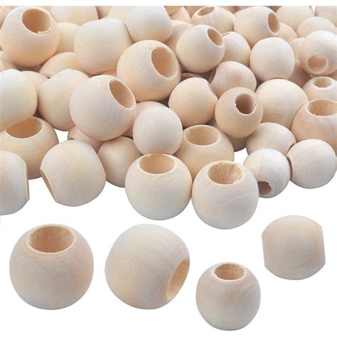 Round Beads Natural 10mm 100 Pieces - Maison Handal