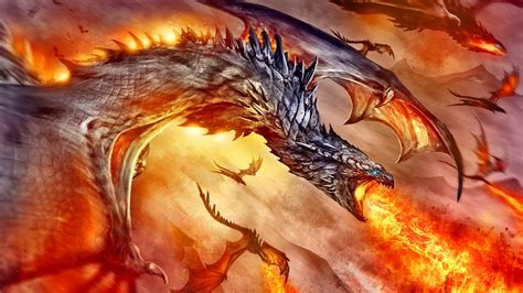 Black Fire Dragon Wallpapers - Top Free Black Fire Dragon Backgrounds - WallpaperAccess