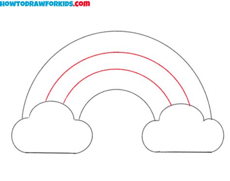 How to Draw a Rainbow for Kindergarten - Easy Tutorial For Kids