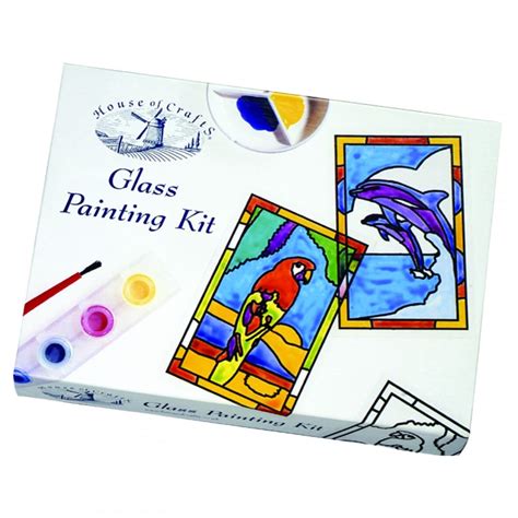 House of Crafts Glass Painting Kit - Craft & Hobbies from Crafty Arts UK