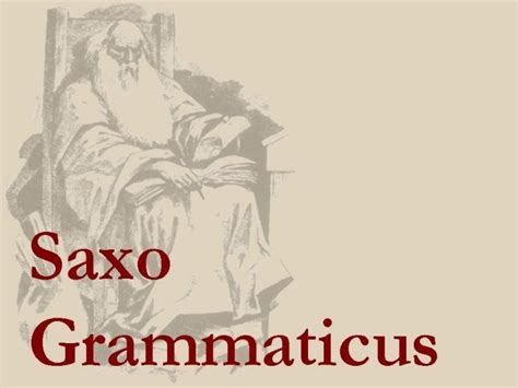 Saxo Grammaticus