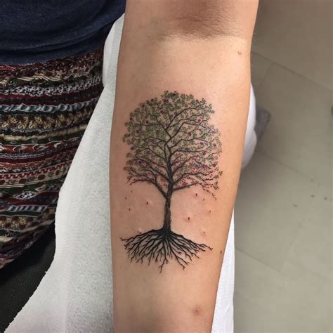 Four Seasons Tree Tattoo
