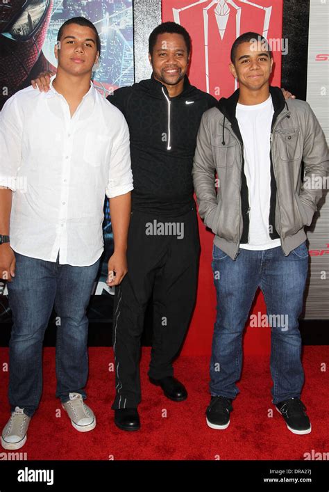 Cuba Gooding Jr., Mason Gooding, Spencer Gooding Los Angeles premiere ...