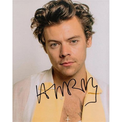 Harry Styles signed 10" x 8" photo - The Memorabilia Club