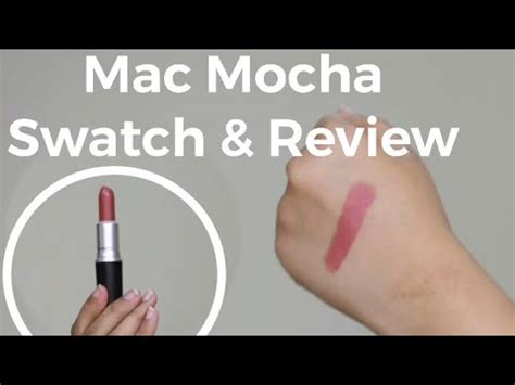 Mac Mocha Lipstick - Review And Swatch - YouTube