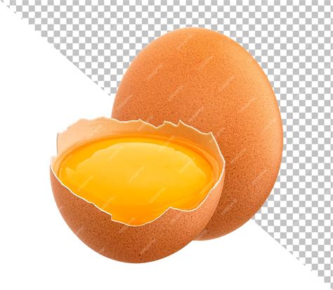 Premium PSD | Brown eggs isolated