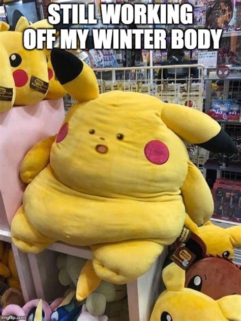 Pikachu putting on some weight - Imgflip