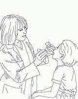 Doctor Coloring Pages For Kids  Home sketch template