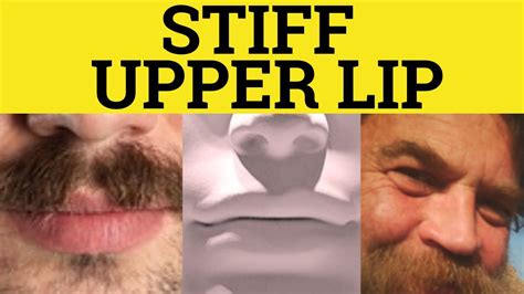 🔵 Stiff Upper Lip Meaning - Stiff Upper Lip Examples - Stiff Upper Lip - Vocabulary Builder ...