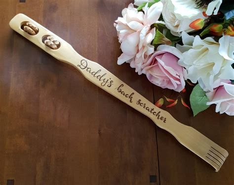 Personalised Wooden Back Scratcher Custom Wood Backscratcher | Etsy