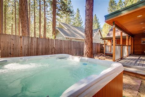 Two-story Tahoe Cabin With Room for 8 and Private hot tub, Lake Tahoe ...