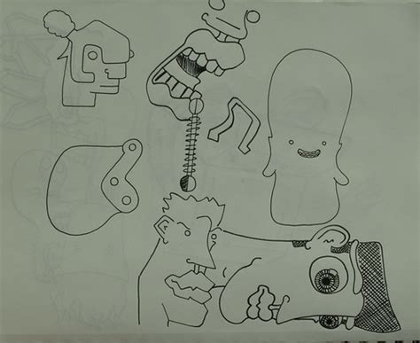 Blob Boy | Drawing in pen on paper. | Noor Nahas | Flickr