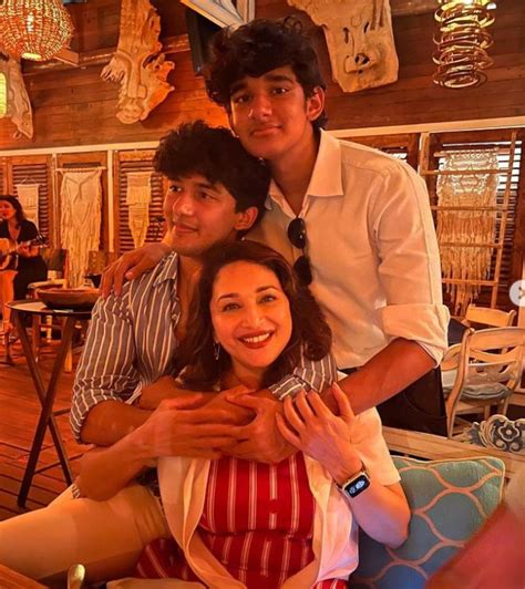 Madhuri Dixit Drops Adorable Photos With Her Sons, Arin And Ryan, Pens ...