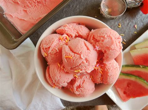 Watermelon Ice Cream - Only 2 Ingredients - An Alli Event