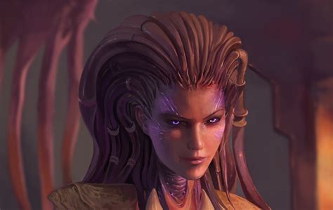 Sarah Kerrigan from Starcraft by DziKawa on DeviantArt