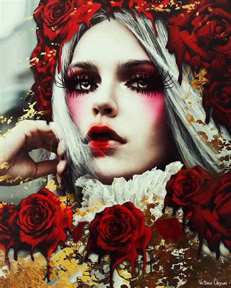 Bleeding Roses by Victoria Obscure, art work | Art Limited