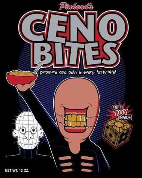 cenobites...I always thought it was centibites..but? | Tasty bites, Horror art, Horror movie art