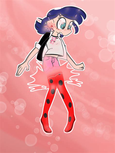 Marinette transforming by memokuraart on DeviantArt