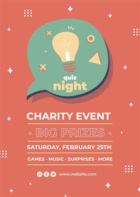 Quiz Night Poster Template