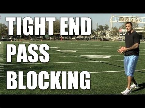 Tight End Pass Blocking - YouTube | Tight end, Youth football drills ...