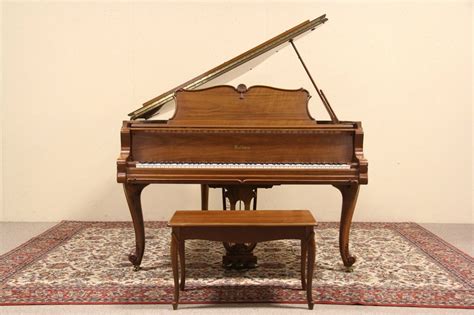 Baldwin 1962 Carved Art Case 5' 7" Grand Piano & Bench